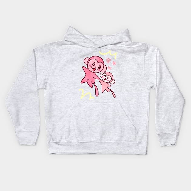 Father and baby monkey! Kids Hoodie by Kenners